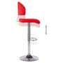 Voir la diapositive 5 : VIDAXL Tabouret de bar Rouge Similicuir