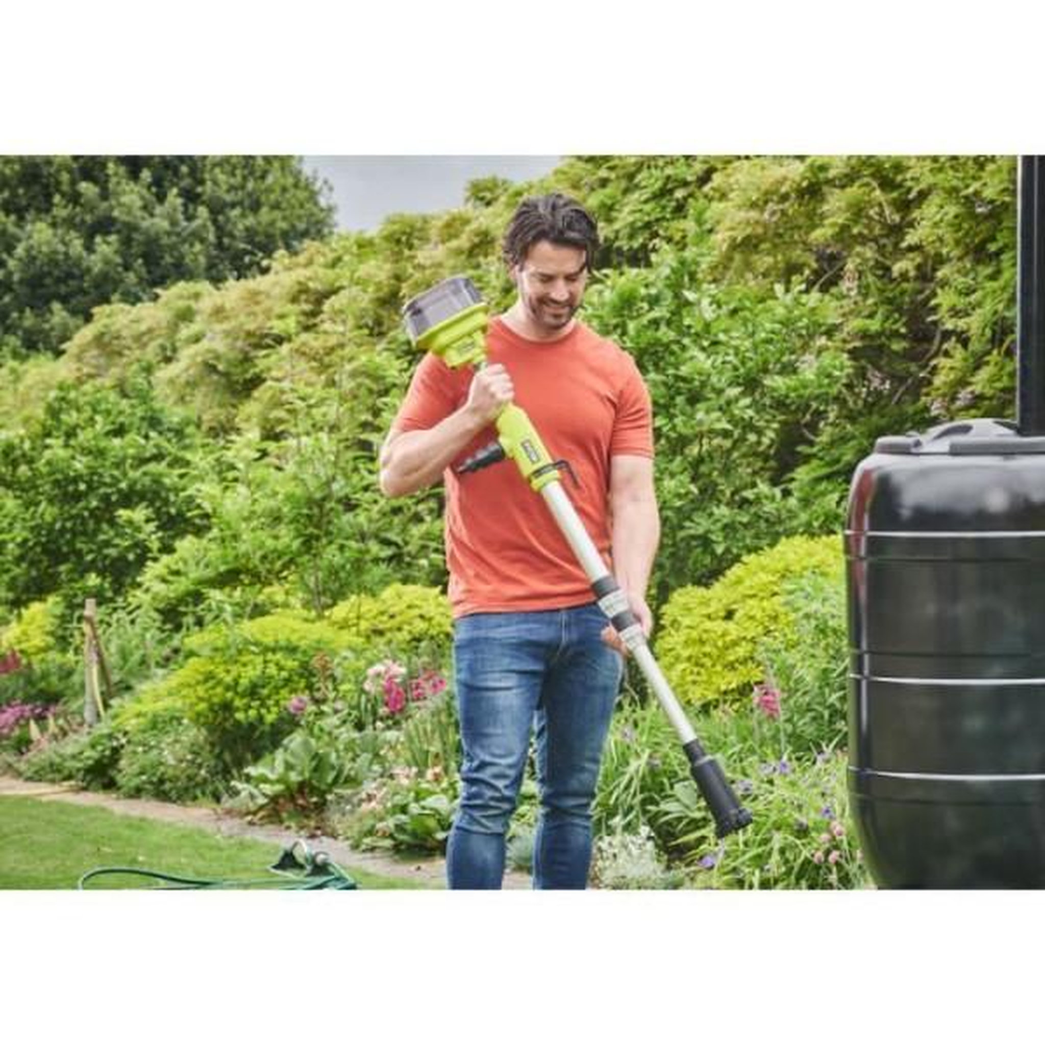 Voir la diapositive 3 : Ryobi RYOBI - Pompe télescopique 18V - 3 360 l/h - immersion maxi. 1,2 m - IPX5 - vendue sans batterie - RY18STPA-0
