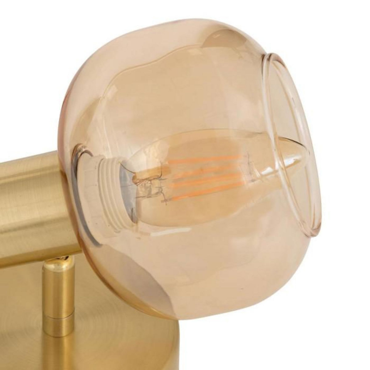 ATMOSPHERA Applique Murale Orientable en Verre  Pilia  16cm Doré