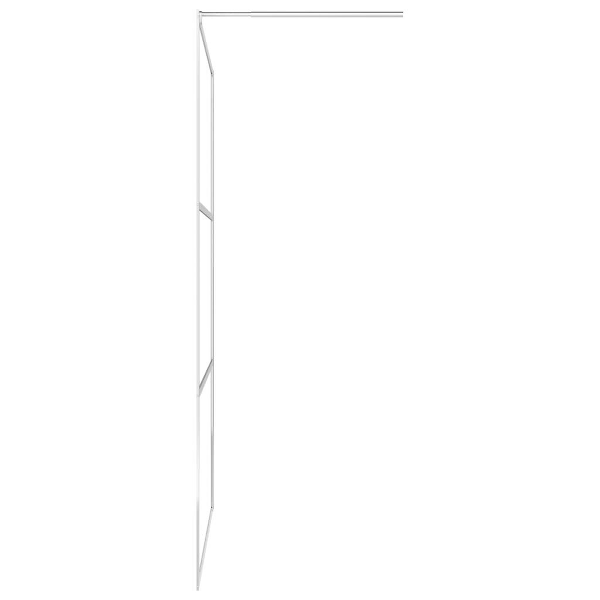 Voir la diapositive 5 : VIDAXL Paroi de douche a l'italienne a verre ESG depoli 115x195 cm