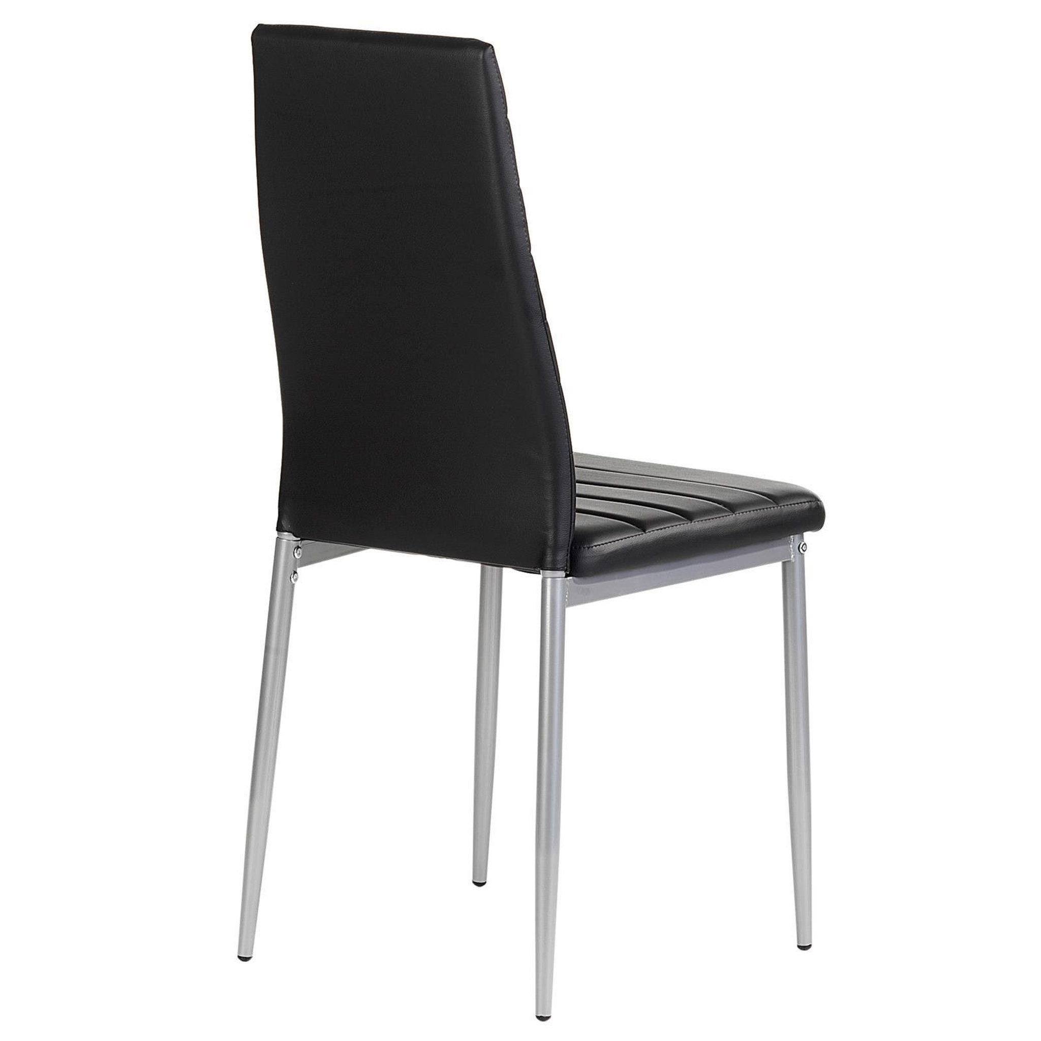 Voir la diapositive 5 : IDIMEX Lot de 4 chaises nathalie, en synthétique