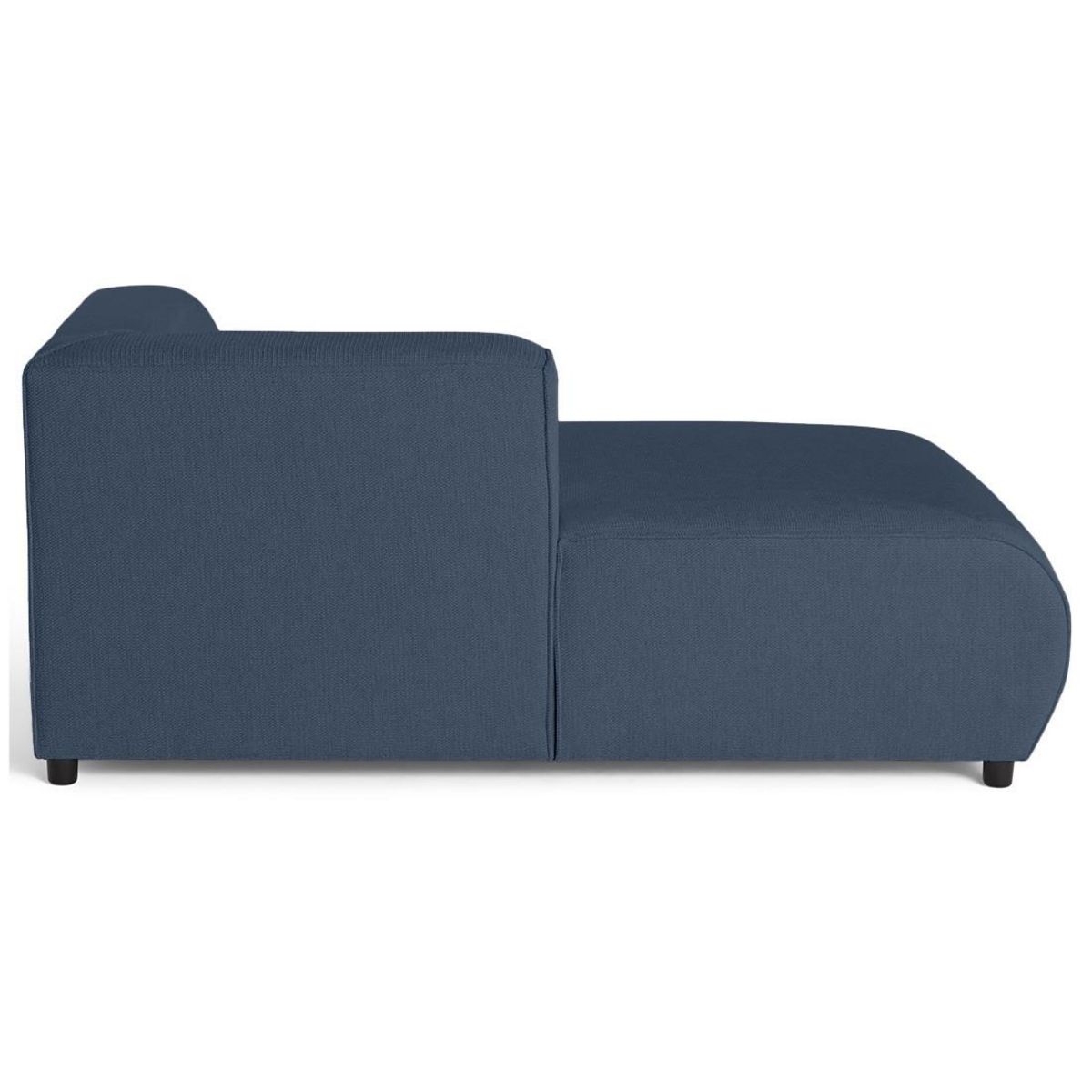 LISA DESIGN Suaro - module d'assise méridienne gauche en tissu texturé