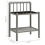 Voir la diapositive 6 : VIDAXL Tables de chevet 2 pcs Gris et noir Metal et verre