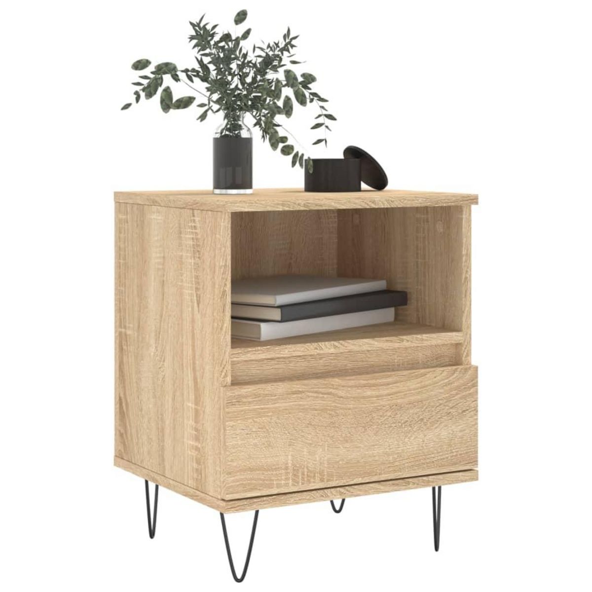 VIDAXL Table de chevet chene sonoma 40x35x50 cm bois d'ingenierie