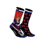 CAPSLAB Paire de chaussettes dépareillées My Hero Academia All Might. Coloris disponibles : Noir