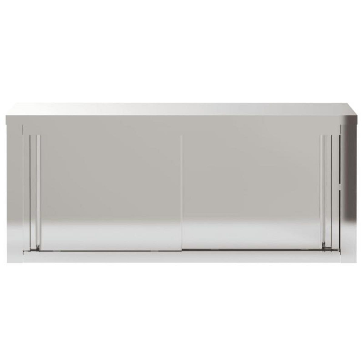 VIDAXL Armoire murale de cuisine avec portes coulissantes inox