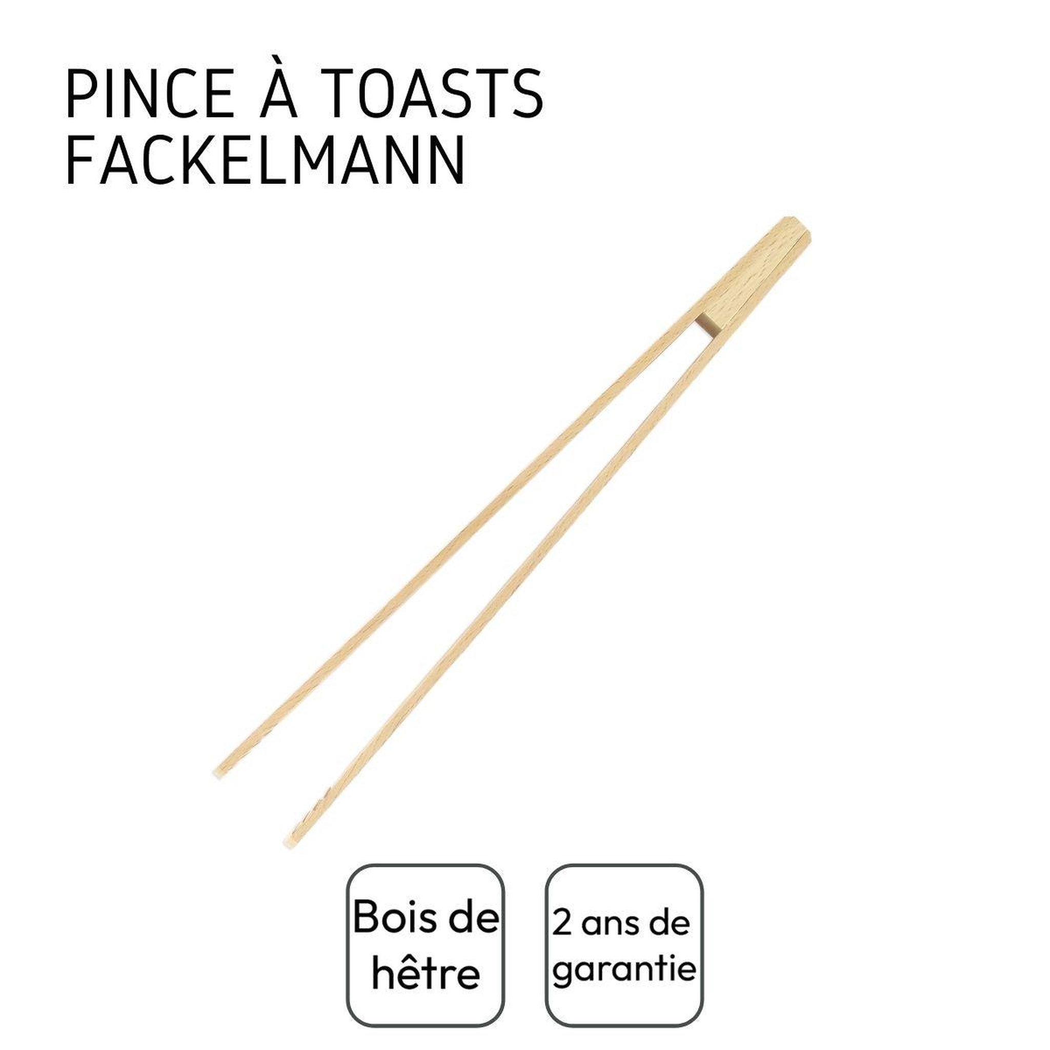 Voir la diapositive 4 : Fackelmann Pince de cuisine en bois 30 cm fackelmann wood edition