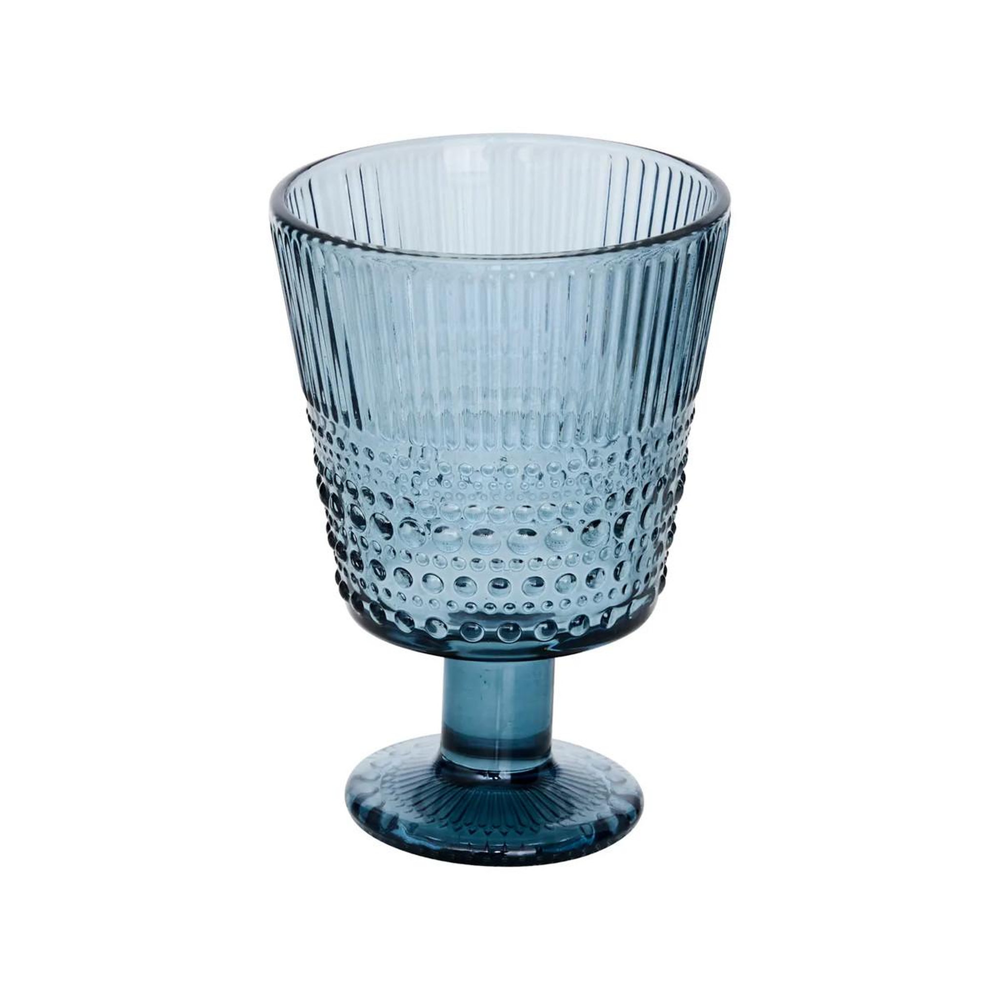 Voir la diapositive 2 : SECRET DE GOURMET Lot de 6 verres à vin  joa  23cl bleu