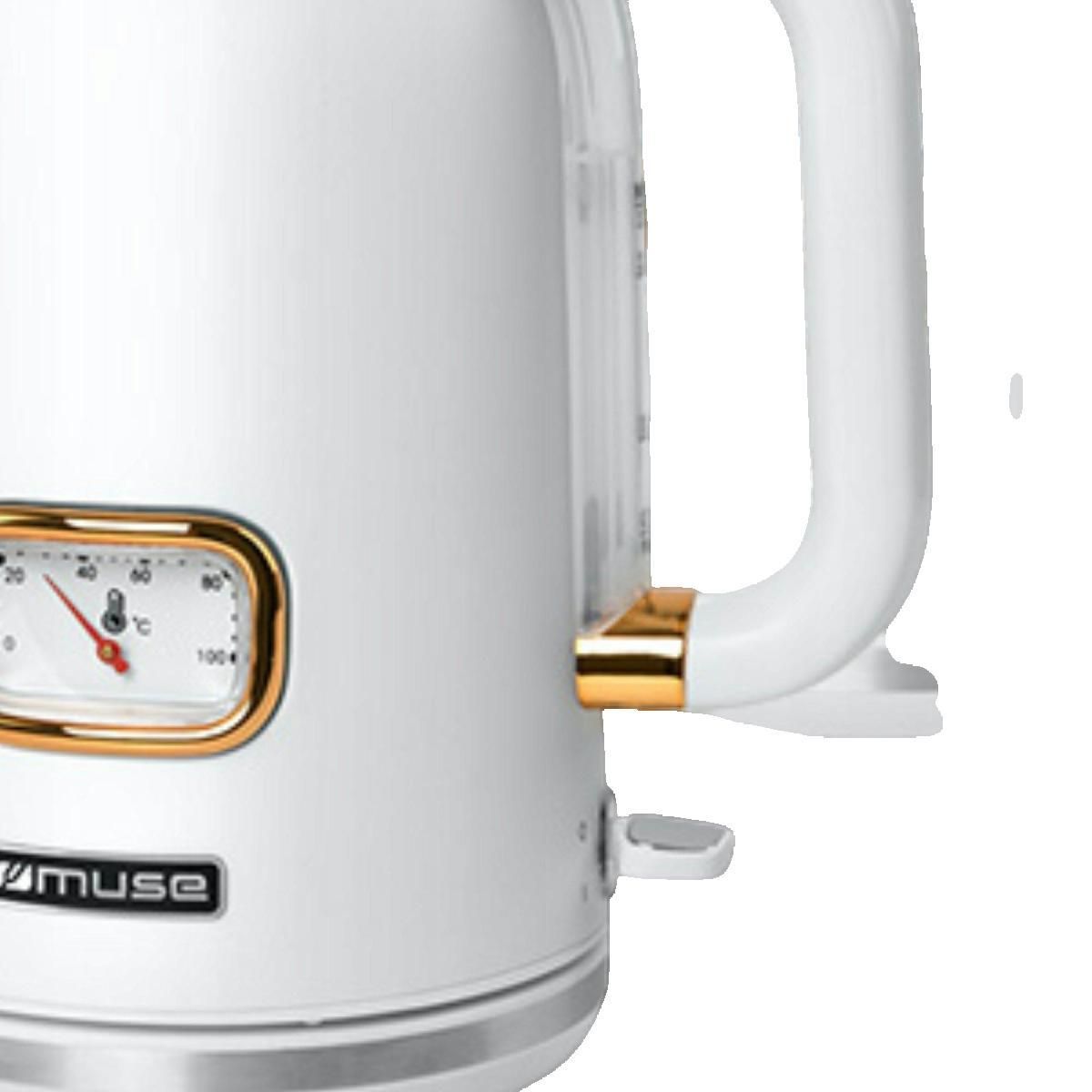 MUZELLE DULAC Bouilloire muse Deluxe 1,7 litres métallisée