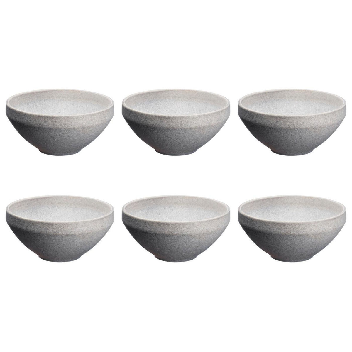 BJORN Bol STONE Ø17,5cm - 6 pièces - Gris lune
