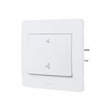 CENTRALE BRICO Commande vmc complet, DEBFLEX Diam2, blanc