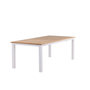 Voir la diapositive 3 : Paris Prix Table de Jardin Extensible  Panama  224-324cm Naturel & Blanc
