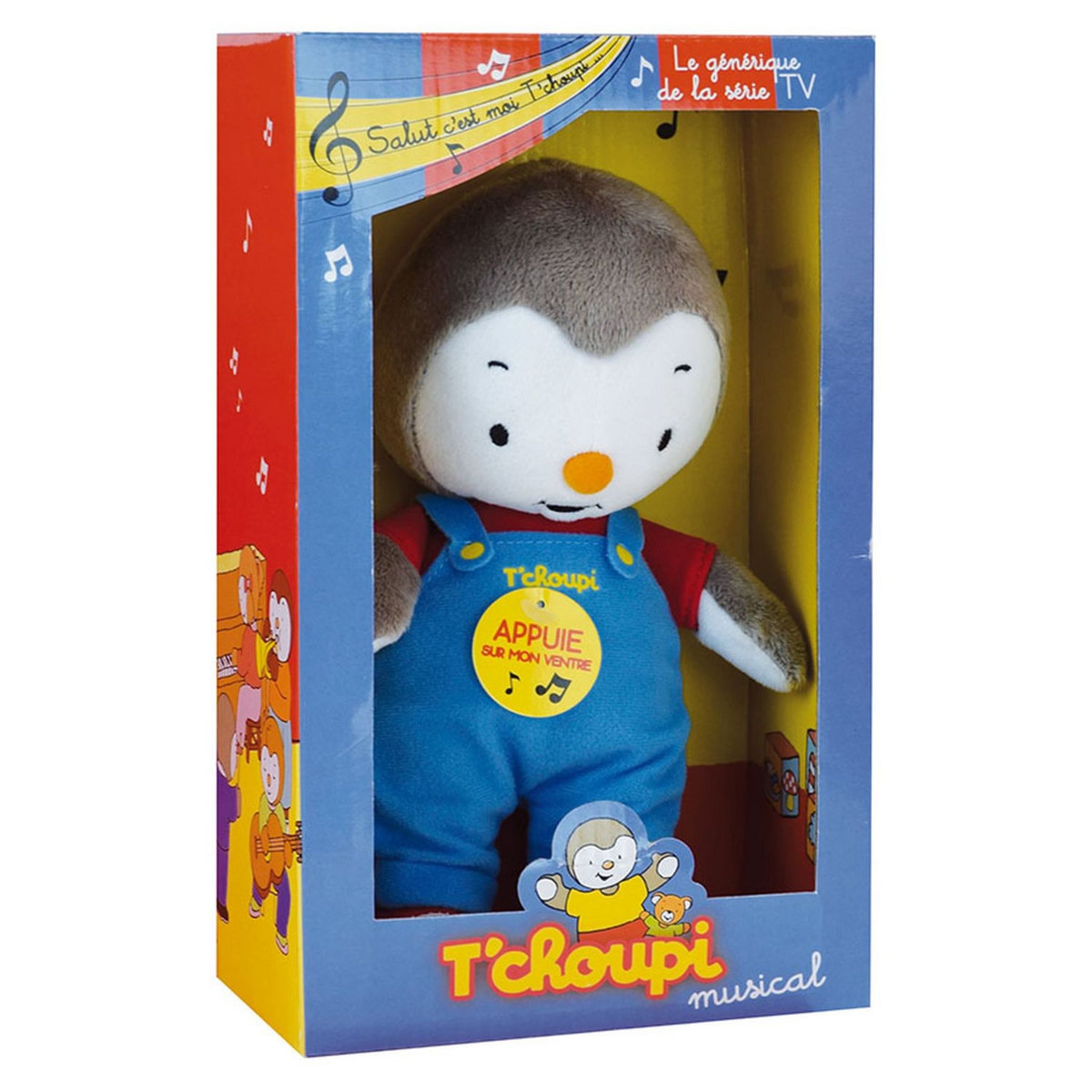 JEMINI Peluche musicale Tchoupi
