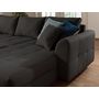 Voir la diapositive 5 : LISA DESIGN Rune - canapé panoramique avec pouf d'appoint - 7 places - style scandinave - gauche