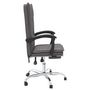 Voir la diapositive 4 : VIDAXL Fauteuil inclinable de bureau Gris Similicuir