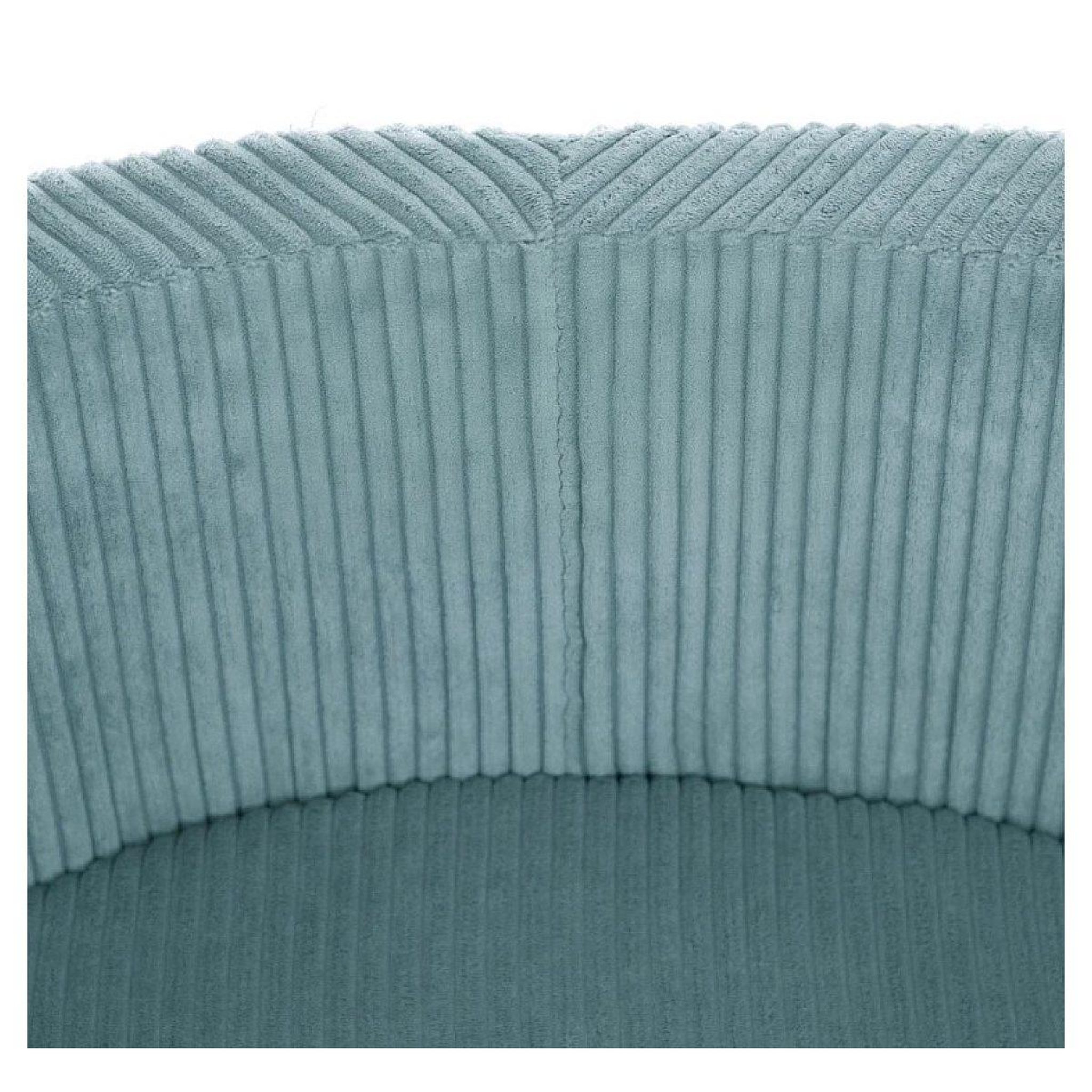 Voir la diapositive 2 : PLUSH NEST Piscine ronde 90x30 cm velours côtelé bleu