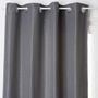 Voir la diapositive 2 : ATMOSPHERA Rideau Occultant  Elena  140x260cm Gris Foncé