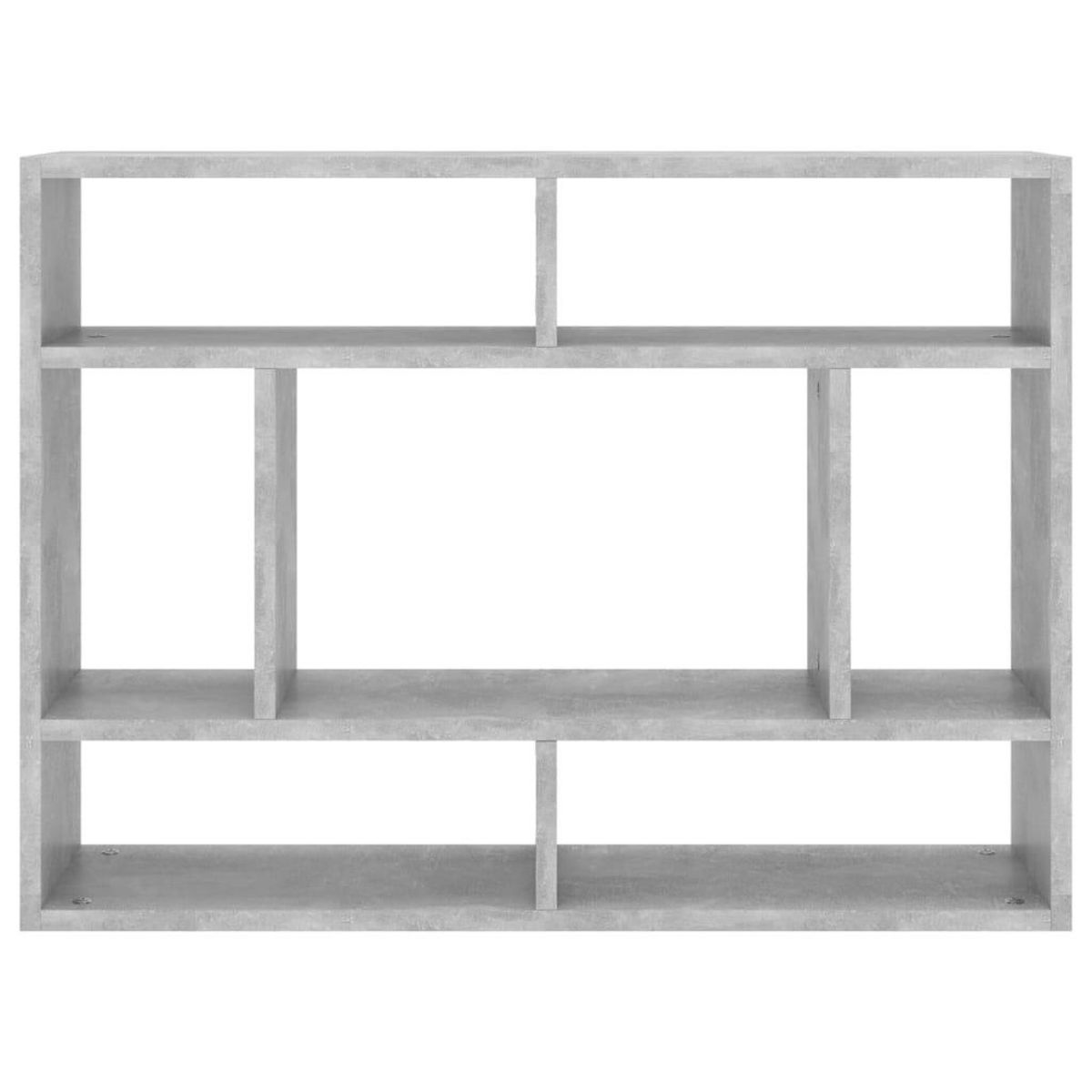 VIDAXL Etagere murale Gris beton 75x16x55 cm Bois d'ingenierie