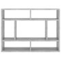 Voir la diapositive 4 : VIDAXL Etagere murale Gris beton 75x16x55 cm Bois d'ingenierie