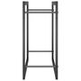 Voir la diapositive 4 : VIDAXL Portant de bois de chauffage Noir mat 50x28x56 cm Acier