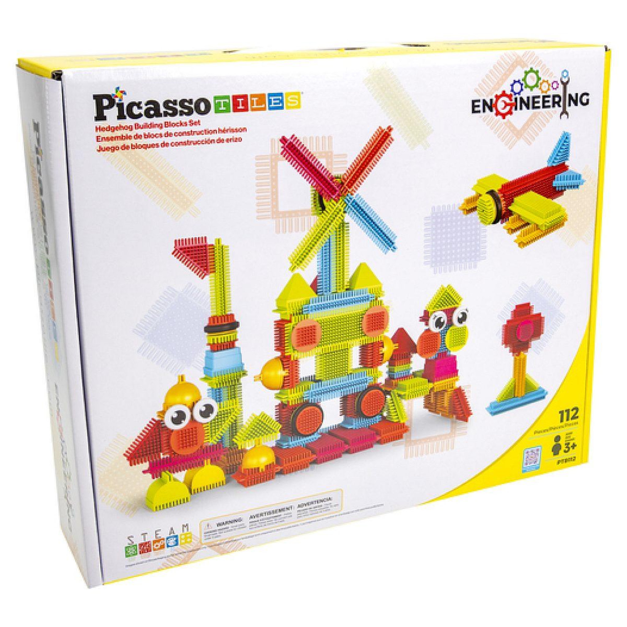 Voir la diapositive 2 : Tactic Set de construction 3D 112 pcs - PicassoTiles