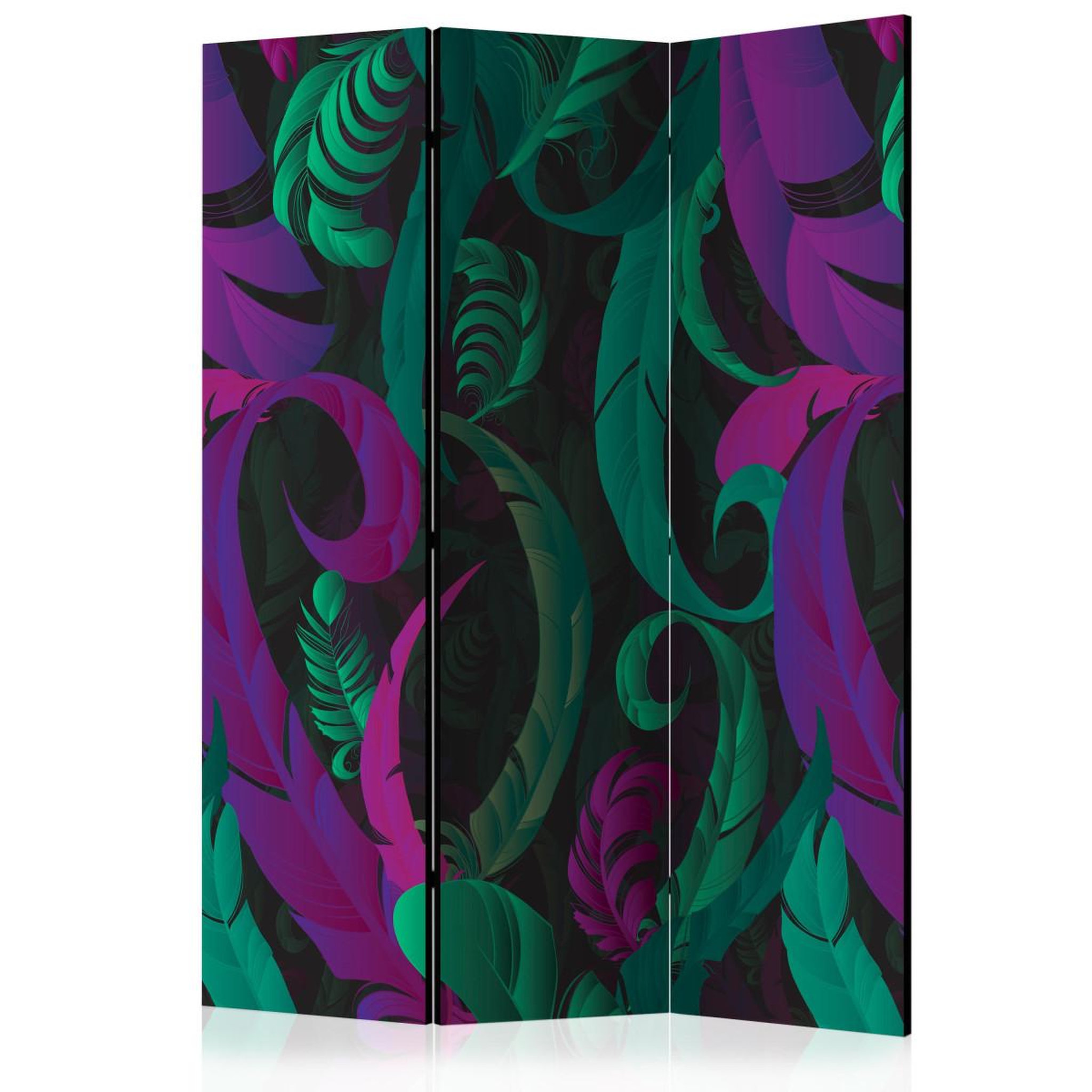 Paris Prix Paravent 3 volets  dance of feathers  135x172cm