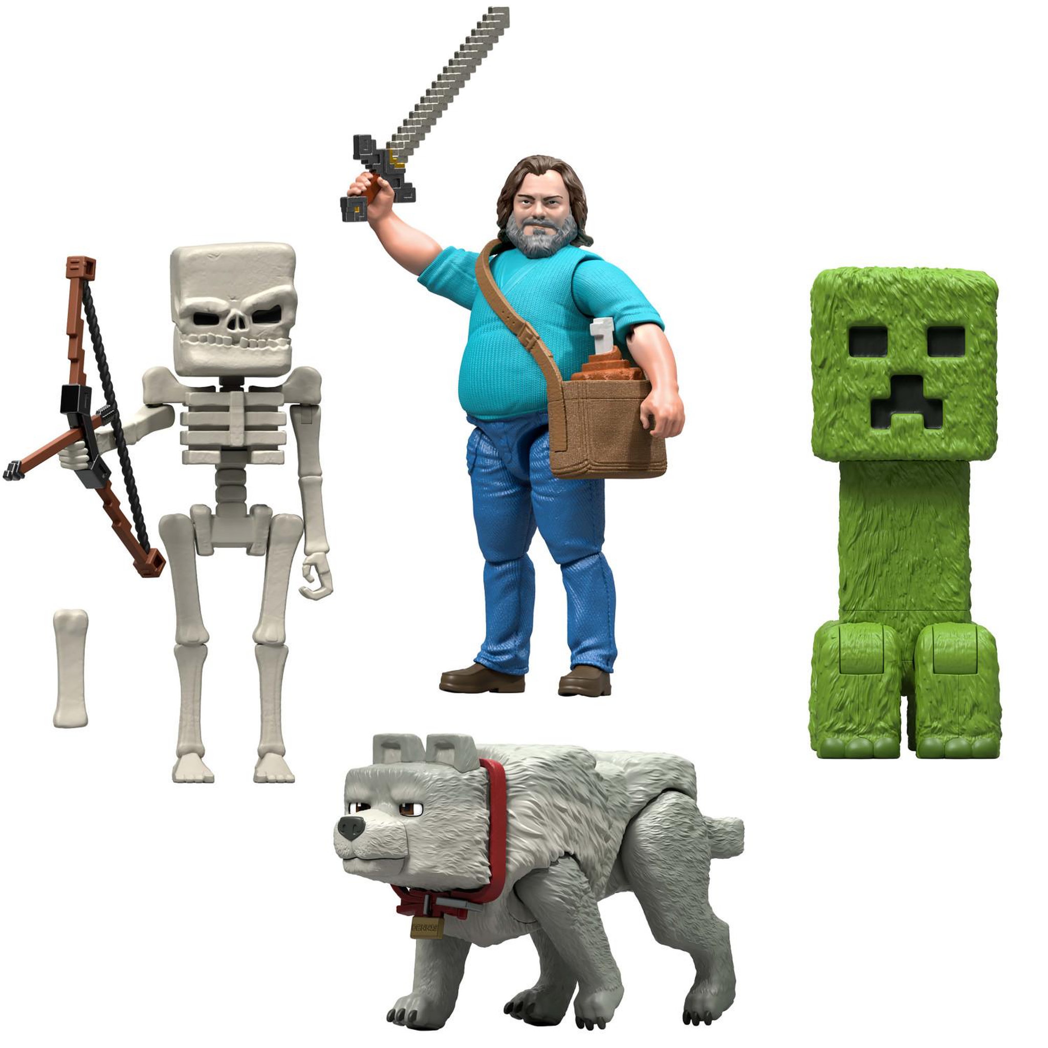 Voir la diapositive 2 : MATTEL FIG 10CM MINECRAFT ASS* Mattel MALJFR44