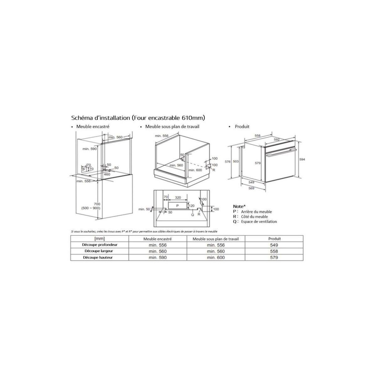 LG Four encastrable fonction vapeur WS9D7673CB Instaview
