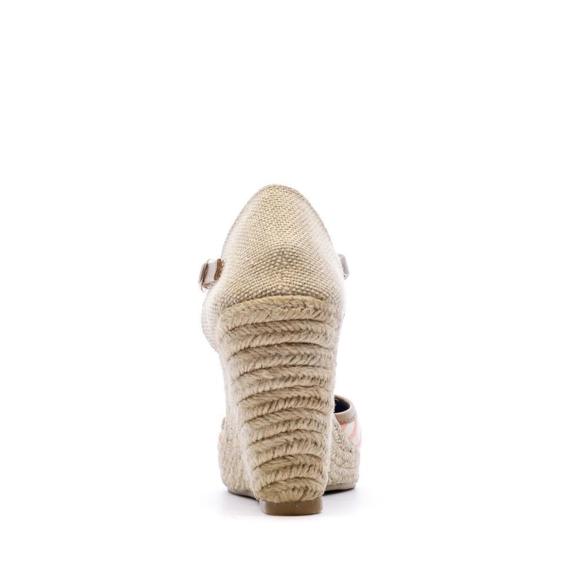 Voir la diapositive 3 : BEPPI Sandales à talon Orange Rayures Femme Beppi Casual Wedge
