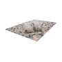 Voir la diapositive 3 : Paris Prix Coussin Design en Cuir  Spark  40x60cm Ivoire & Chrome
