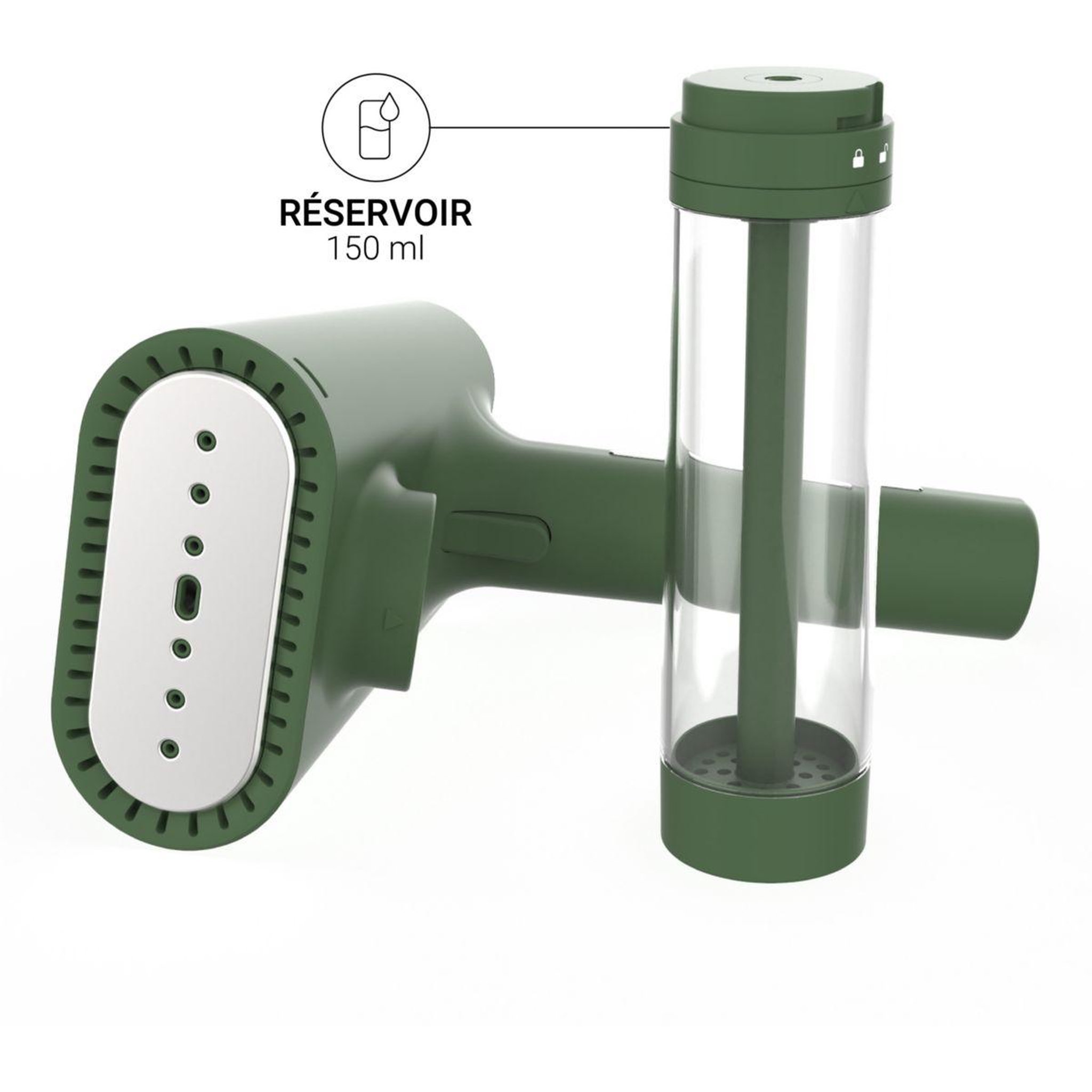 Voir la diapositive 5 : Steamone Défroisseur vapeur NS150G Karl Green