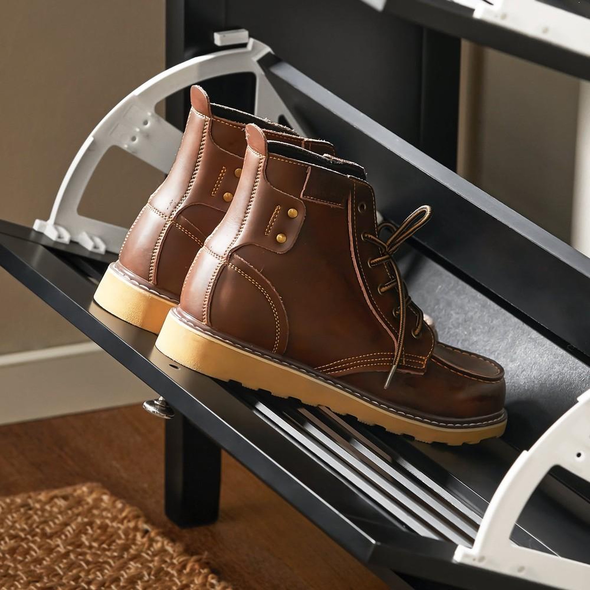 Voir la diapositive 6 : SOBUY SoBuy - Meuble À Chaussures 2 portes - Moderne - FSR152