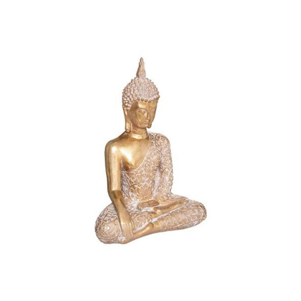 ATMOSPHERA Statuette Déco  Bouddha Assis  31cm Or