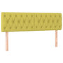 Voir la diapositive 2 : VIDAXL Tetes de lit 2 pcs Vert 72x7x78/88 cm Tissu