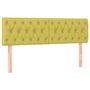 Voir la diapositive 2 : VIDAXL Tetes de lit 2 pcs Vert 72x7x78/88 cm Tissu