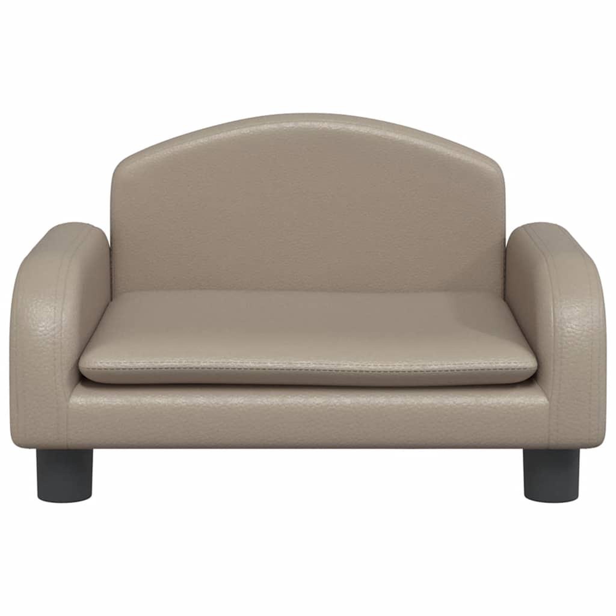 Voir la diapositive 3 : VIDAXL Lit pour chien cappuccino 50x40x30 cm similicuir