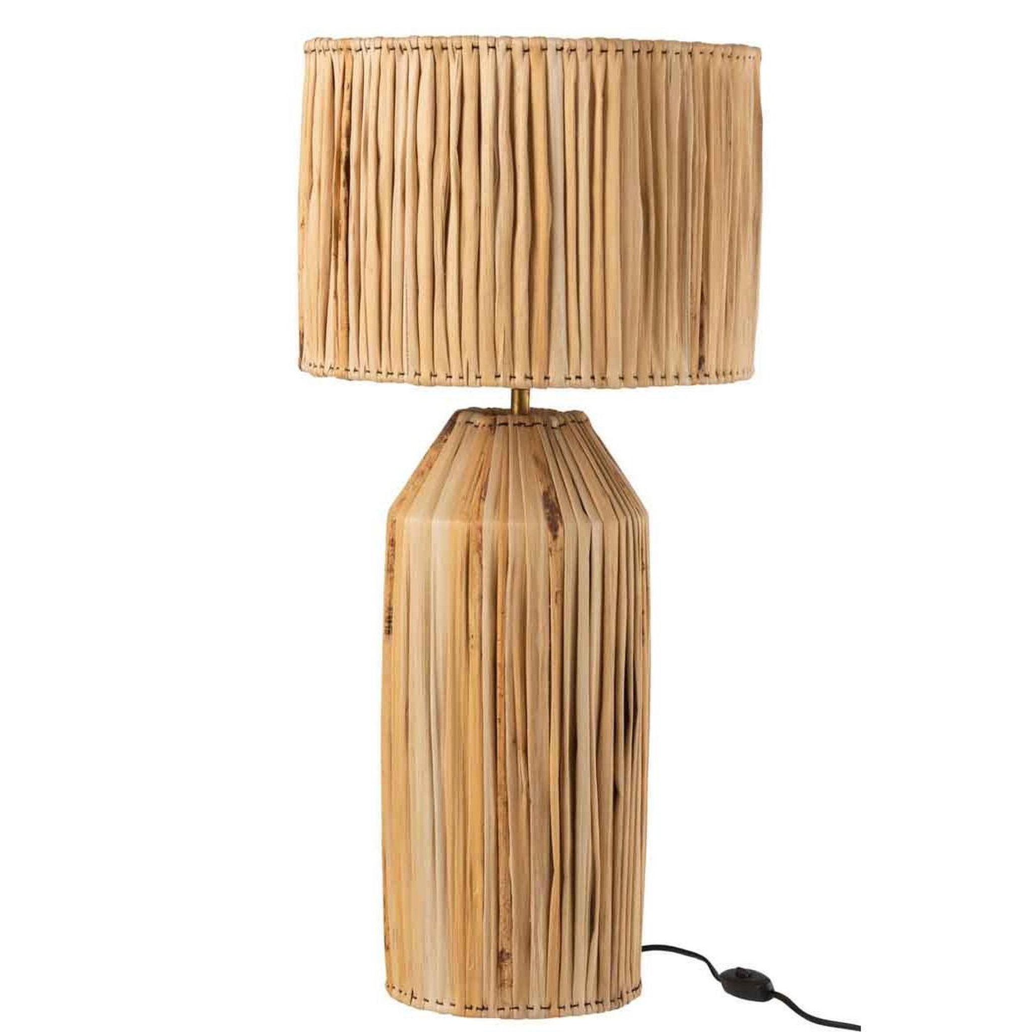 J-LINE Lampe à poser design  hanna  81cm naturel