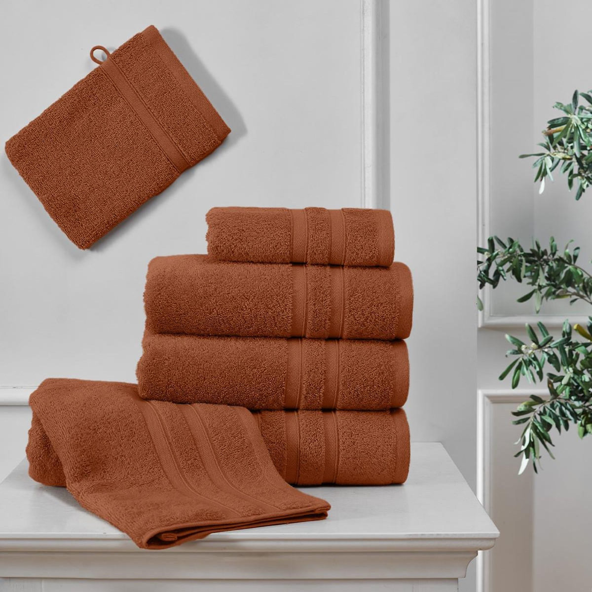 Sensei Maison Lot de 2 gants en coton biologique 520 g/m² BIO ORGANIKA