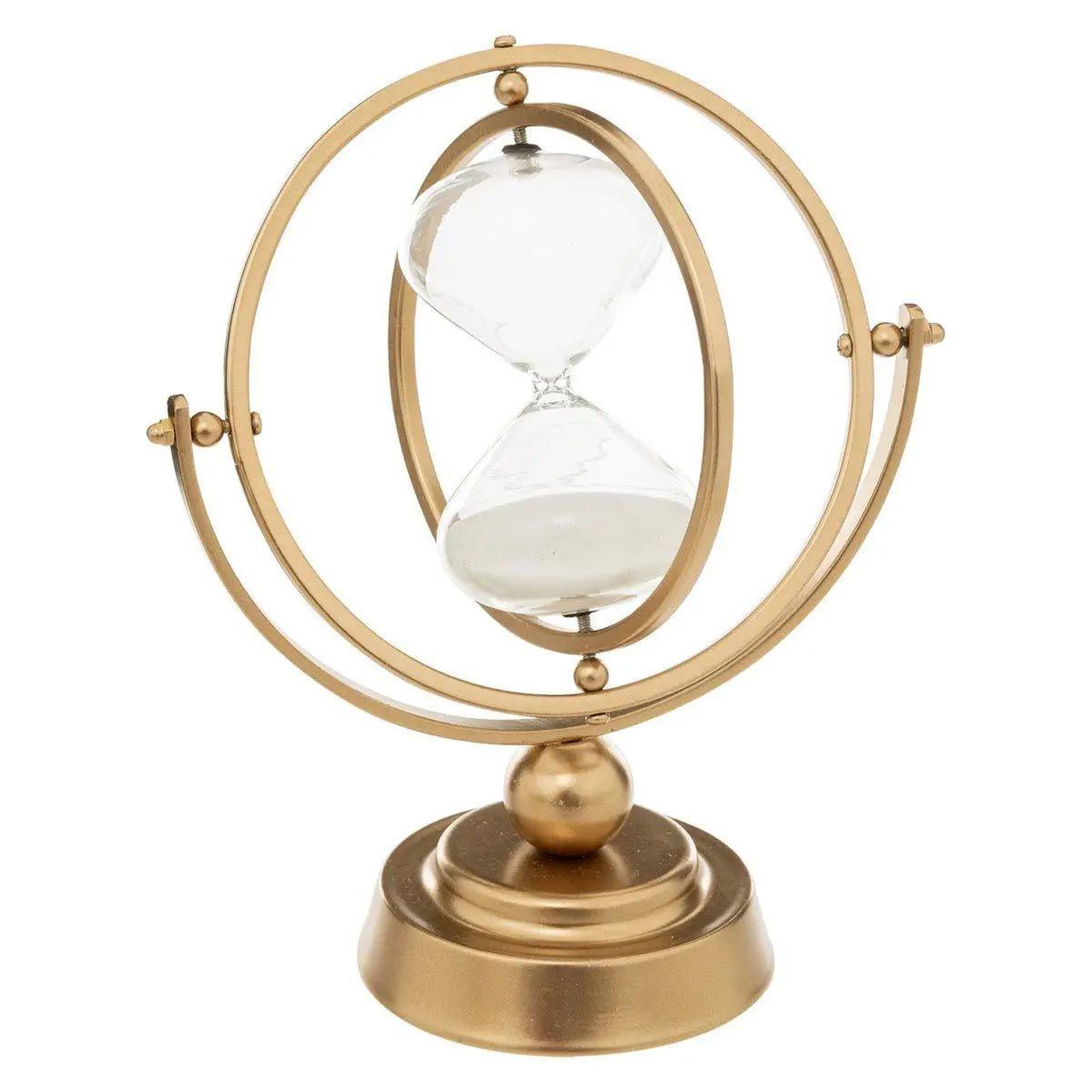 Voir la diapositive 2 : ATMOSPHERA Sablier déco vintage  bota  25cm or