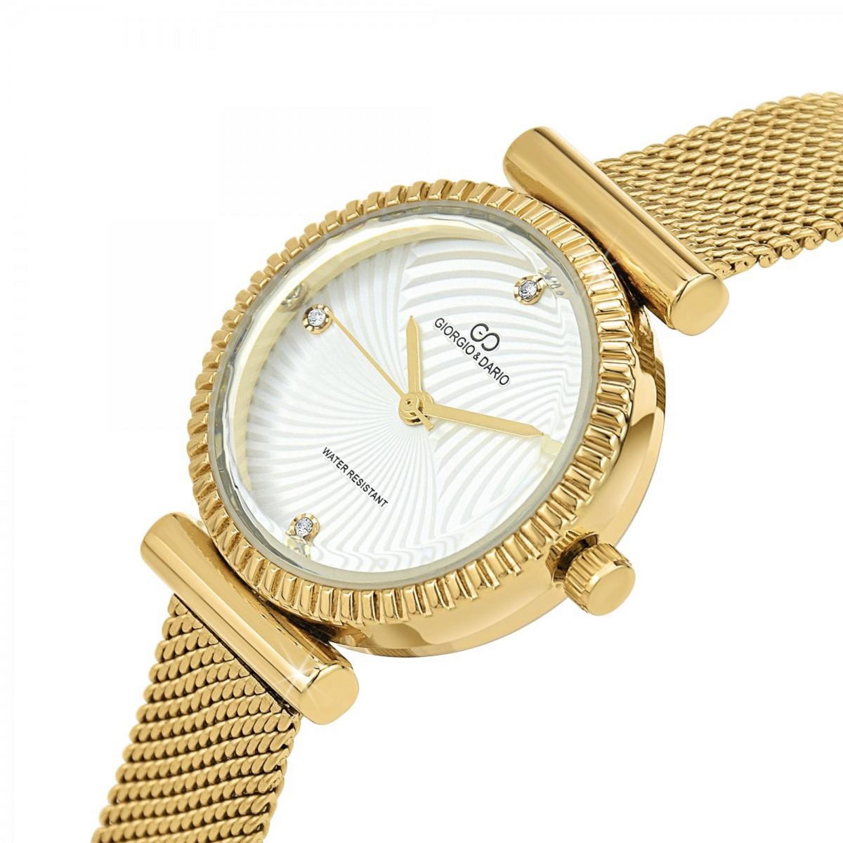 SC CRYSTAL Montre Chelsea élégante ornée de Cristaux scintillants par SC Crystal