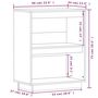 Voir la diapositive 6 : VIDAXL Armoire console Blanc 60x34x75 cm Bois de pin solide