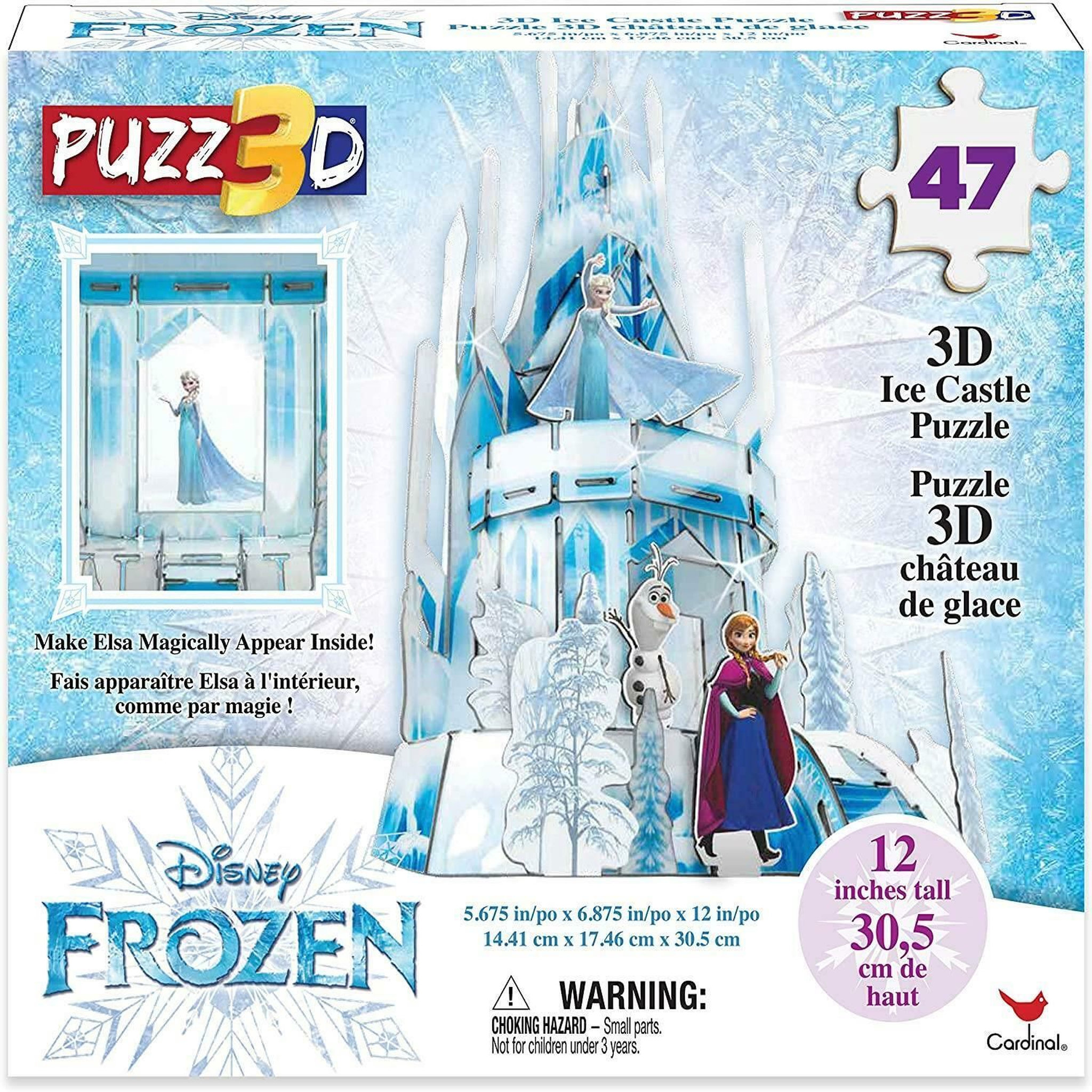 Voir la diapositive 1 : Puzzle 3D Disney Reine des neiges Château de glace