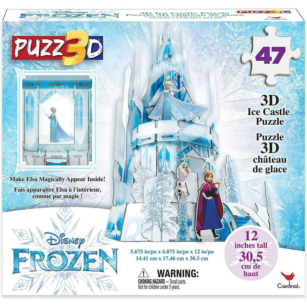 Puzzle 3D Disney Reine des neiges Château de glace