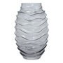 Voir la diapositive 1 : Paris Prix Vase Déco en Verre Soufflé  Typo  25cm Gris