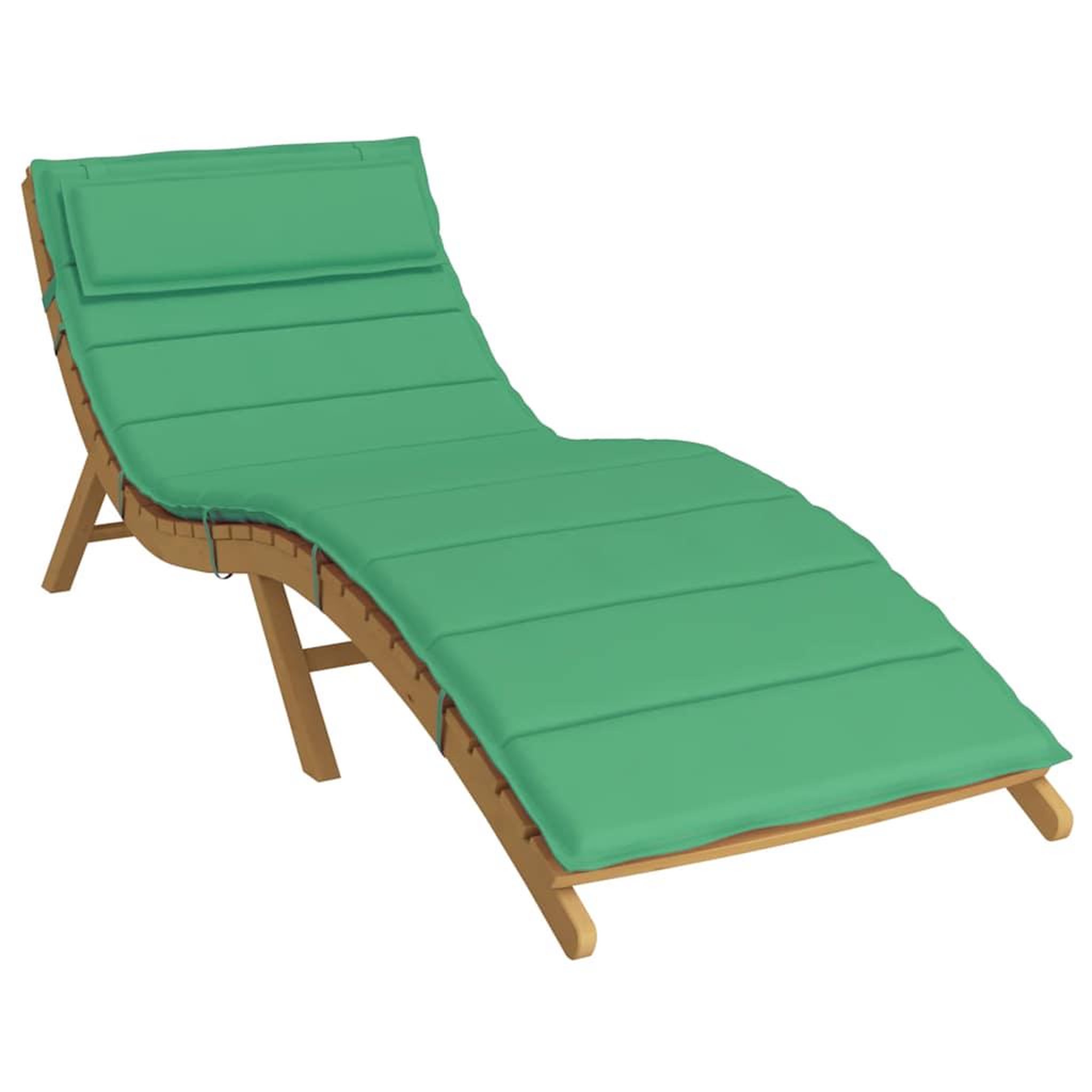 Voir la diapositive 3 : VIDAXL Coussin de chaise longue vert 180x60x3 cm tissu oxford