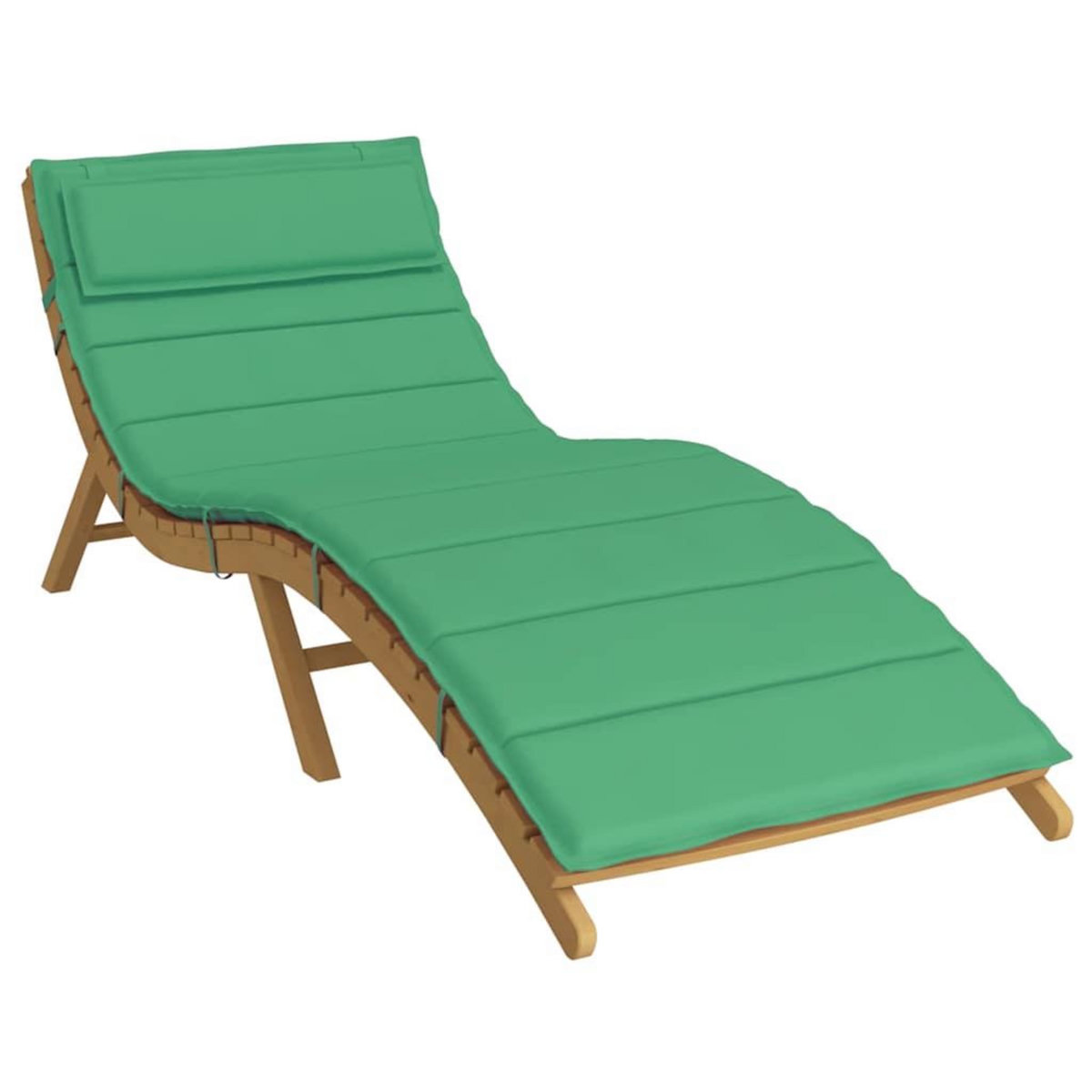 VIDAXL Coussin de chaise longue vert 180x60x3 cm tissu oxford