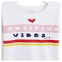 IN EXTENSO T-shirt manches courtes positive vibes fille 