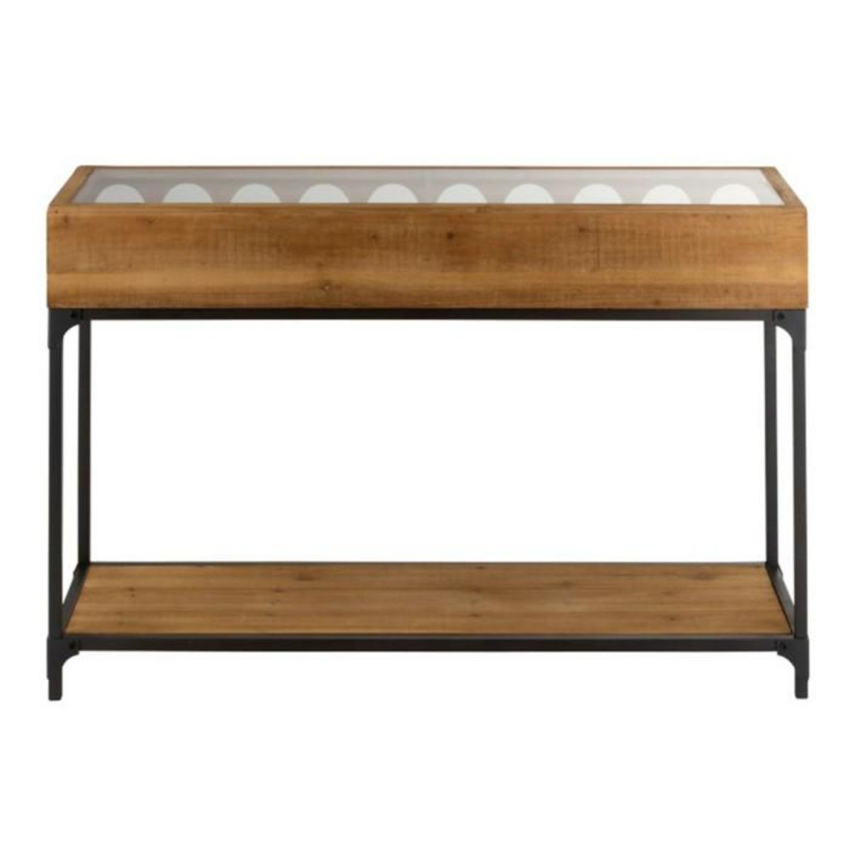 Paris Prix Console Range-Bouteilles  Vin  120cm Naturel