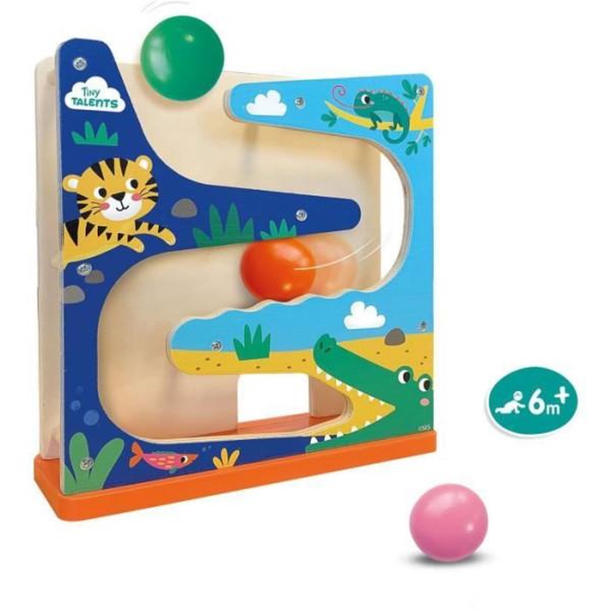 Voir la diapositive 2 : SES Creative Circuit de boules en bois - Crocodile - SES CREATIVE