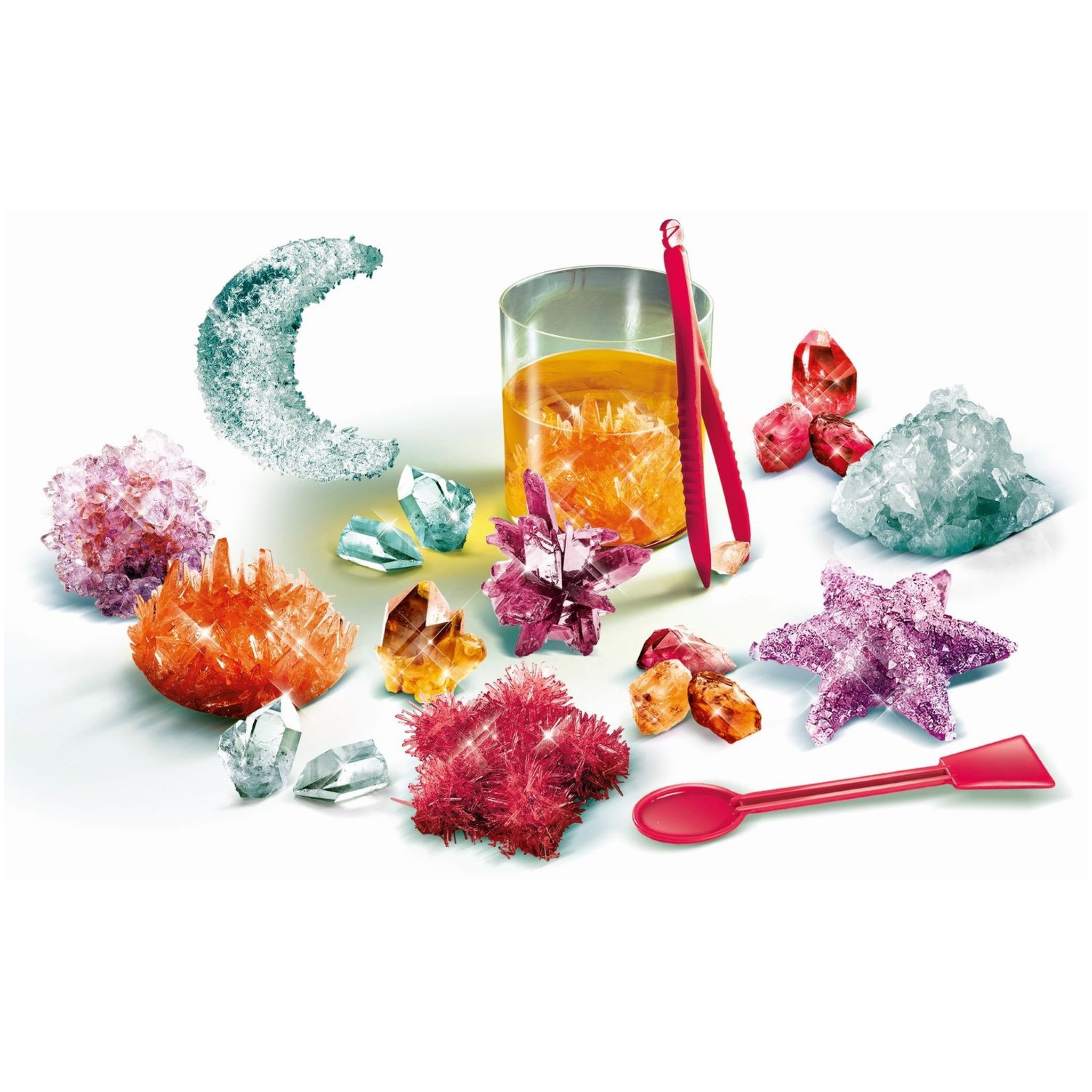 Voir la diapositive 2 : CLEMENTONI Un coffret scientifique - Mes premiers cristaux